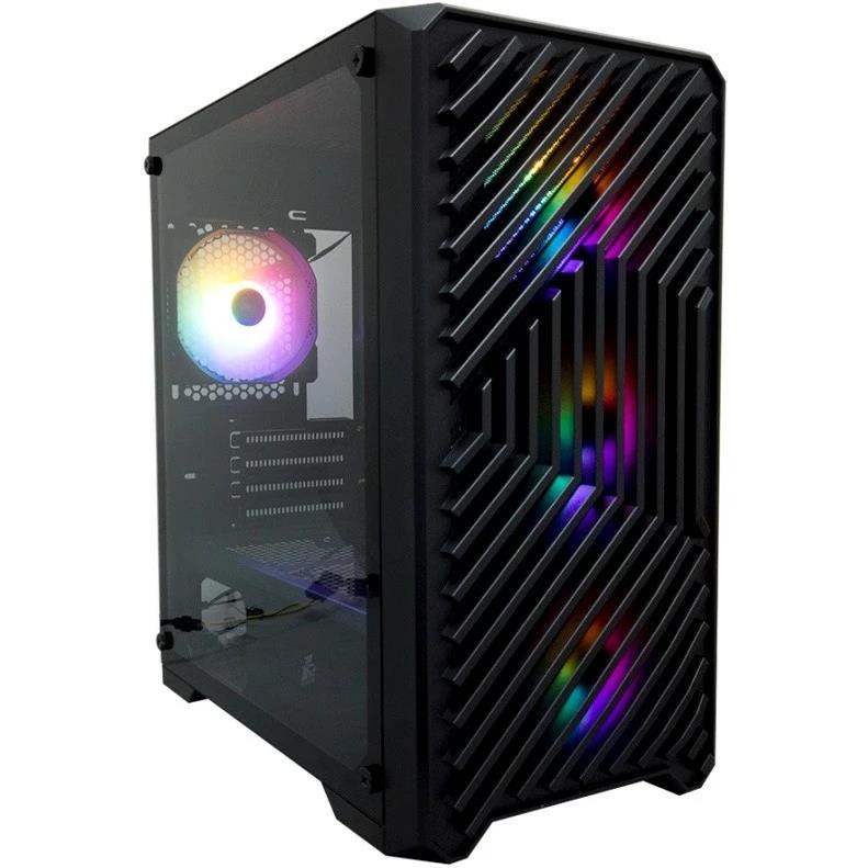 Изображение Корпус 1STPLAYER TRILOBITE T5 (mATX, Mini-ITX, черный, без БП)/(T5-BK-4F1)