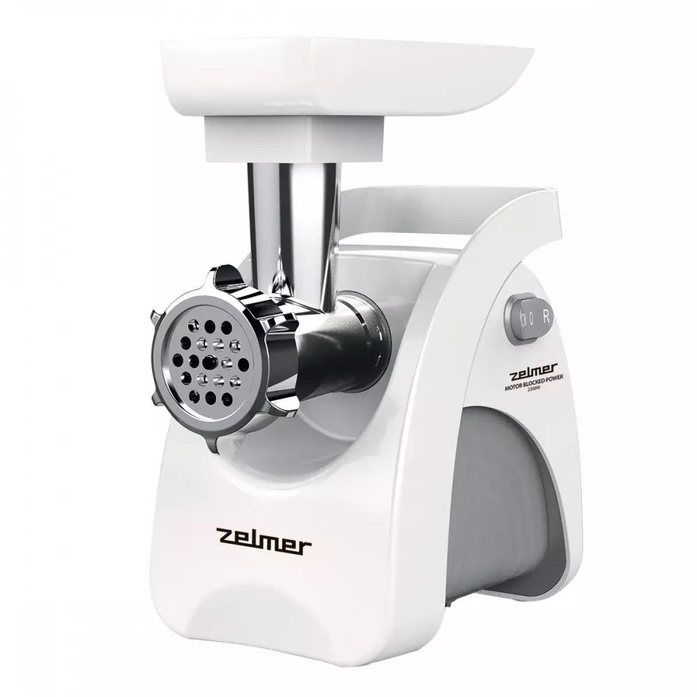 Изображение Мясорубка Zelmer ZMM9802B (2200 Вт /3 кг/мин/белый)