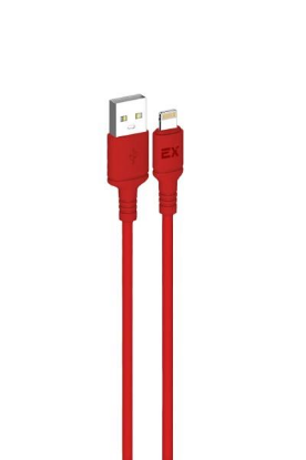 Изображение Кабель соединительный Exployd EX-K-1501 USB 2.0 A Lightning 8P красный 1 м