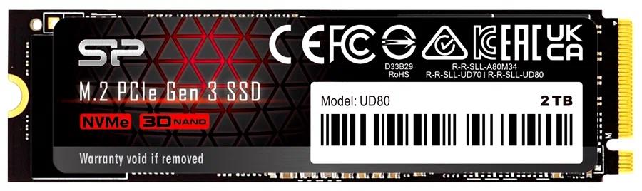 Изображение SSD диск Silicon Power UD80 2048 Гб 2280 (SP02KGBP34UD8005)