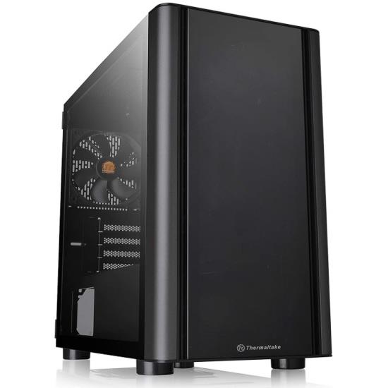 Изображение Корпус Thermaltake V150 TG (mATX, Mini-ITX, черный, без БП)/(CA-1R1-00S1WN-00)