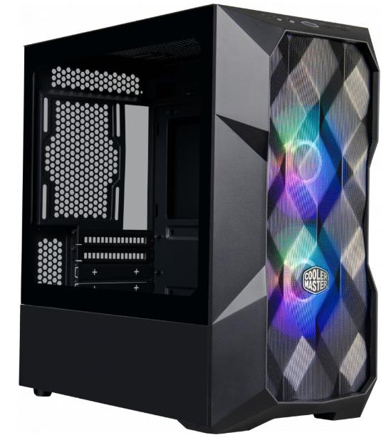 Изображение Корпус Cooler Master MasterBox TD300 Mesh (mATX, Mini-ITX, черный, без БП)/(TD300-KGNN-S00)