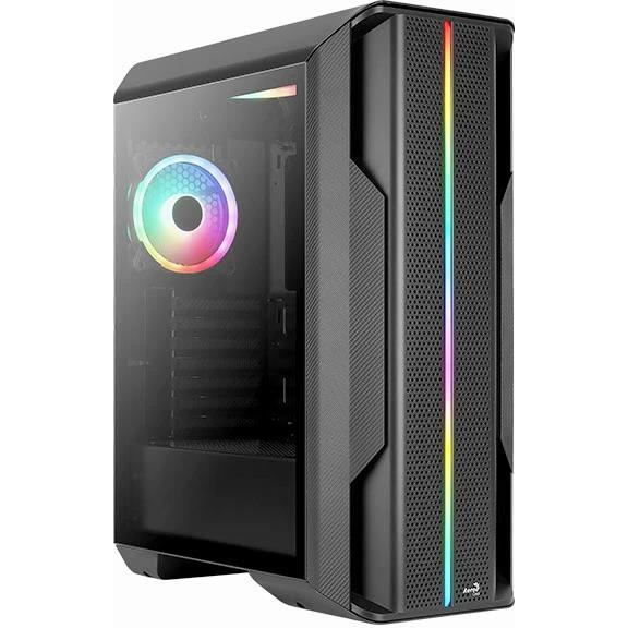 Изображение Корпус AeroCool Splinter Duo-G-BK-v1 (mATX, ATX, Mini-ITX, черный, без БП)/(ACCM-PB26033.11)