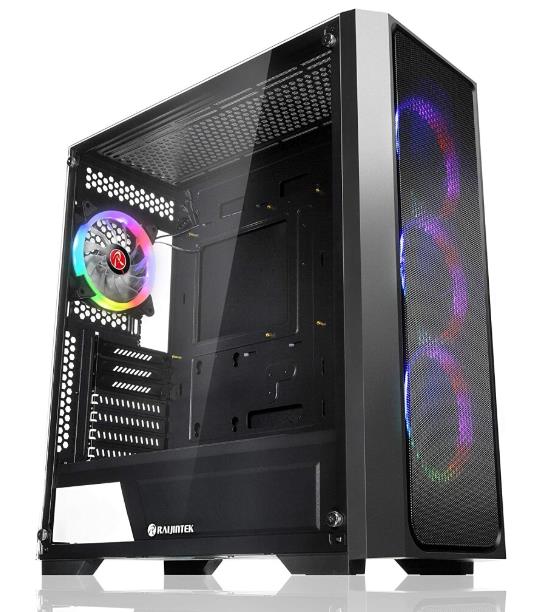 Изображение Корпус Raijintek Ponos MS4 (mATX, ATX, Mini-ITX, EATX, черный, без БП)/(0R20B00197)