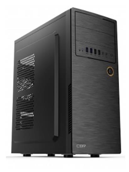 Изображение Корпус CBR E180 (mATX, ATX, черный, 450 Вт)/(PCC-ATX-E180-USB22-450W)