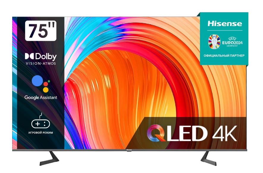 Изображение Телевизор Hisense 75A7GQ 75" HDR, 4K Ultra HD Smart TV черный