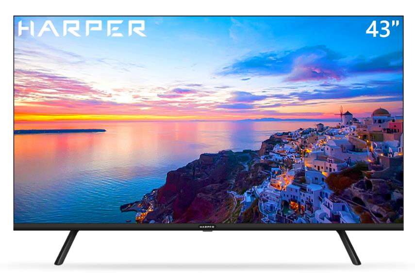 Изображение Телевизор Harper 43F721TS 43" 1080p Full HD Smart TV черный