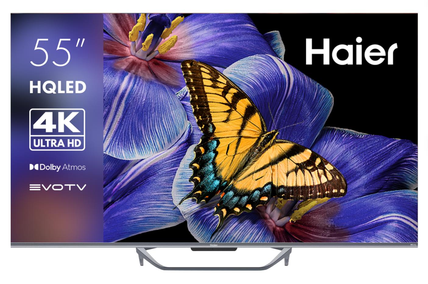 Изображение Телевизор Haier 55 Smart TV S4 55" HDR, 4K Ultra HD Smart TV серый