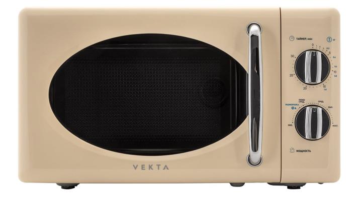 Изображение Микроволновая печь VEKTA MS720GBC (700 Вт  20 л    бежевый)