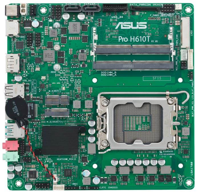 Изображение Материнская плата LGA 1700 Asus PRO H610T-CSM