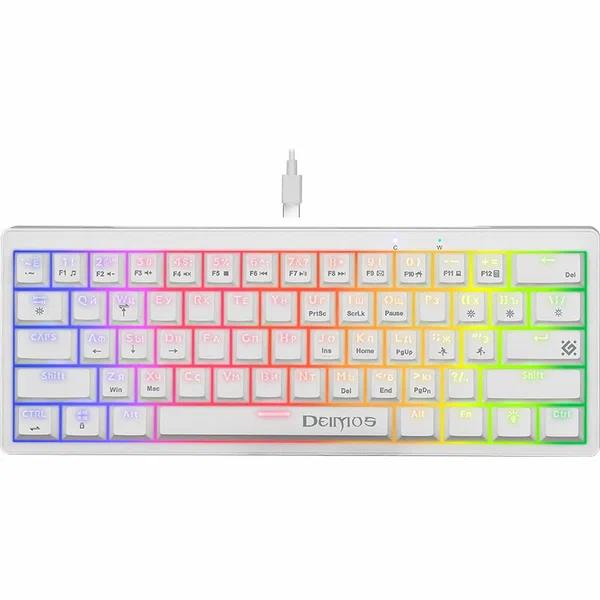 Изображение Клавиатура Defender Deimos GK-303 (USB), (белый)