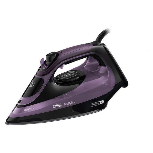 Изображение Утюг Braun SI9661VI (3100 Вт/черный, фиолетовый)