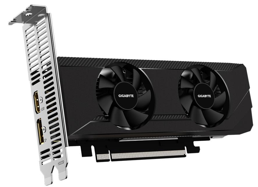 Изображение Видеокарта GIGABYTE AMD Radeon RX 6400 4gb 4 Гб (AMD Radeon RX 6400, GDDR6)/(GV-R64D6-4GL)