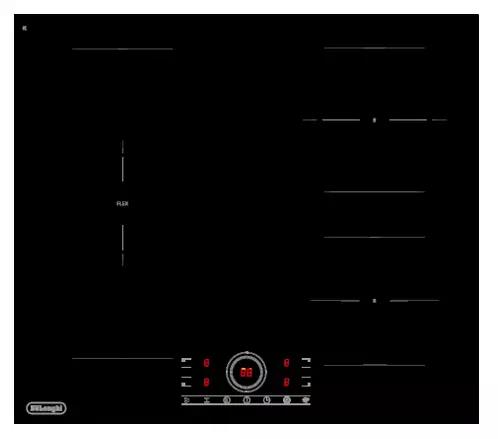 Изображение Варочная панель DeLONGHI Elettra 4B1P CR (черный)