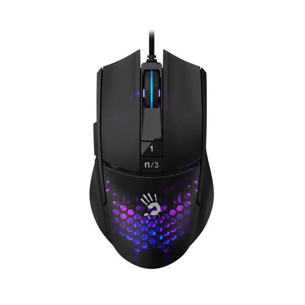 Изображение Мышь A4Tech Bloody L65 Max фиолетовый, черный