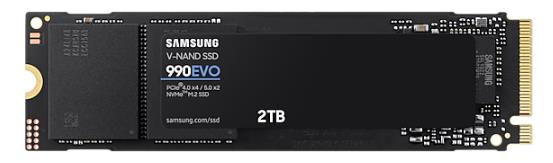 Изображение SSD диск Samsung 990 EVO 2048 Гб 2280 (MZ-V9E2T0BW)