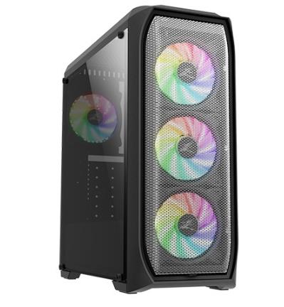 Изображение Корпус Zalman N5 MF (mATX, ATX, Mini-ITX, черный, без БП)/(N5 MF BLACK)