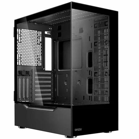 Изображение Корпус Ginzzu GL720 (ATX, Mini-ITX, micro-ATX, черный, без БП)/(GL720)