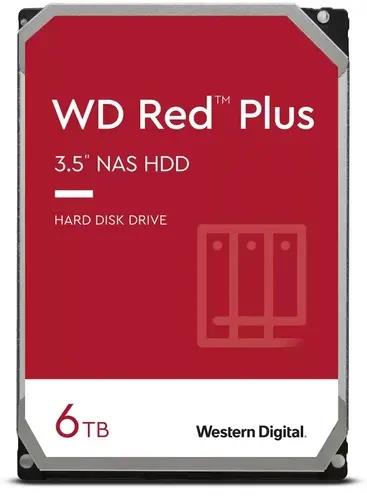 Изображение Жесткий диск 3.5" 6000 ГБ Western Digital Red Plus, 5640 rpm, 256 МБ