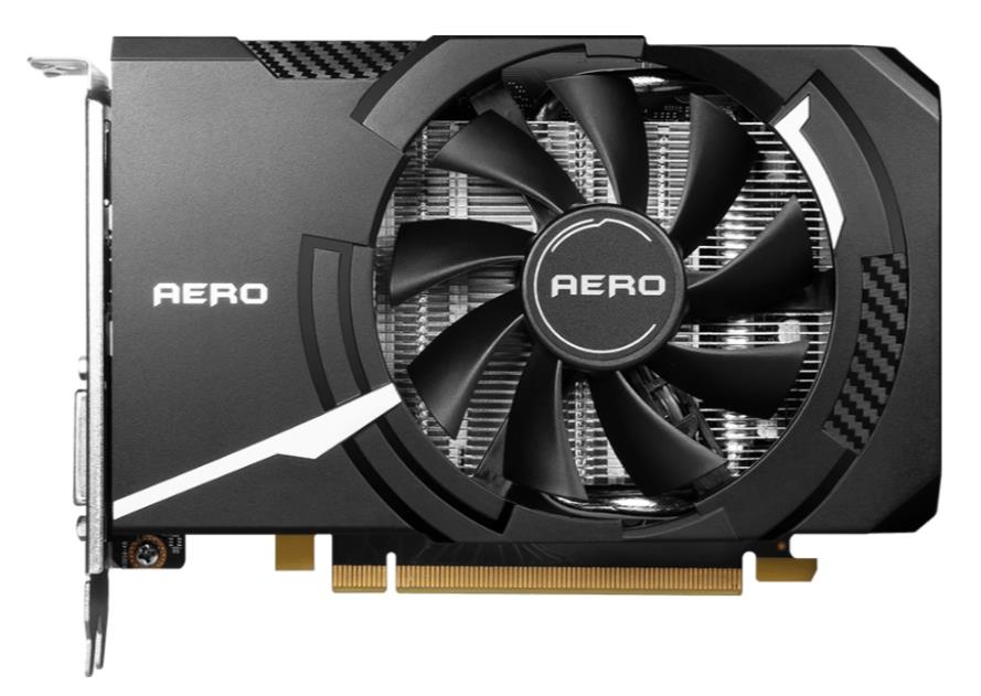 Изображение Видеокарта MSI NVIDIA GeForce RTX 3050 OC 8Gb 8 Гб (NVIDIA GeForce RTX 3050, GDDR6)/(RTX 3050 AERO ITX 8G OCV1)