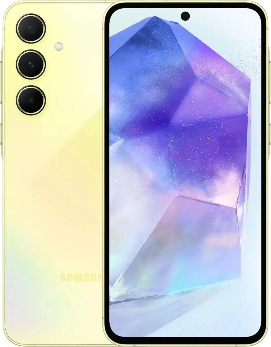 Изображение Смартфон Samsung Galaxy A55 5G (128 Гб/8 Гб) желтый