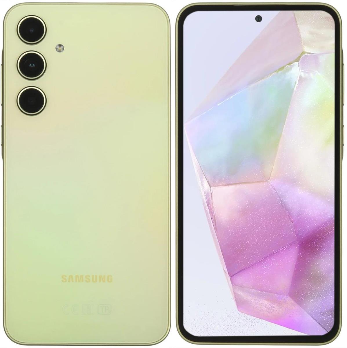 Изображение Смартфон Samsung Galaxy A35 5G (256 Гб/8 Гб) желтый