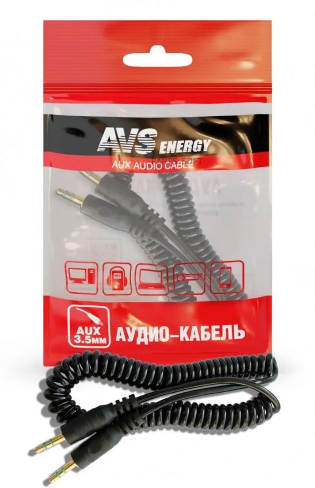 Изображение Кабель соединительный AVS AU-611 3.5 mm jack-3.5 mm jack (черный) (2 м)