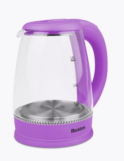 Изображение Электрический чайник Blackton Bt KT1800G Purple (1500 Вт/1,8 л /стекло, пластик/фиолетовый)