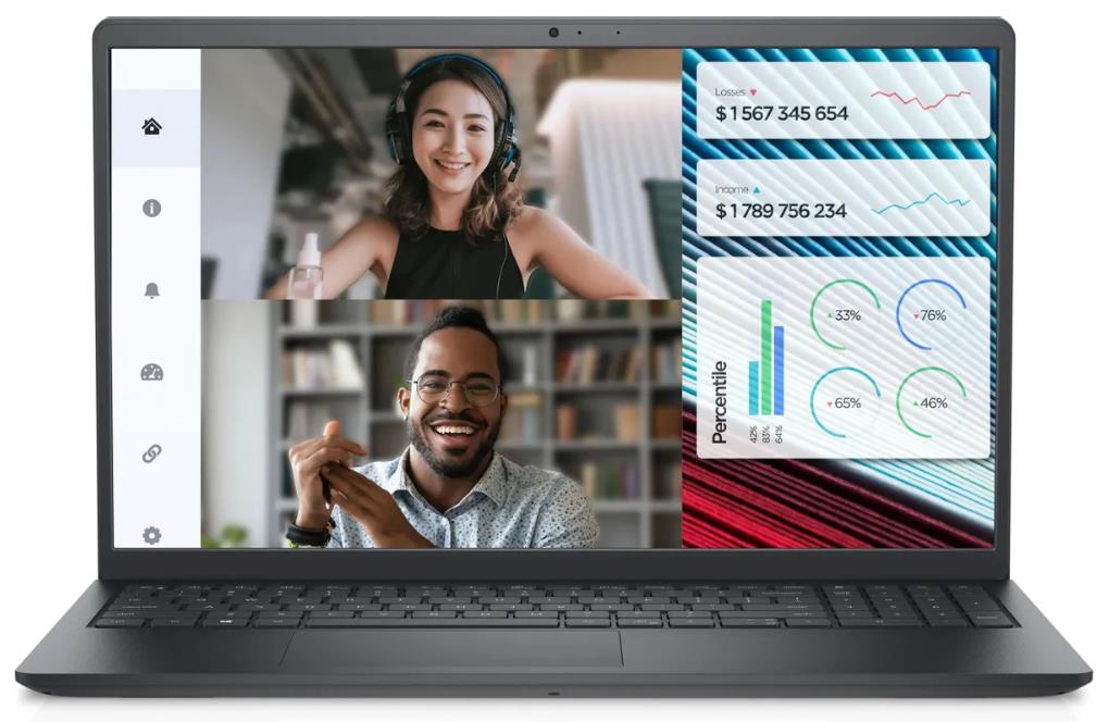 Изображение Ноутбук DELL Vostro 3520 (Intel 1215U 1200 МГц/ SSD 512 ГБ  /RAM 8 ГБ/ 15.6" 1920x1080/VGA встроенная/ Ubuntu) (3520-3850)