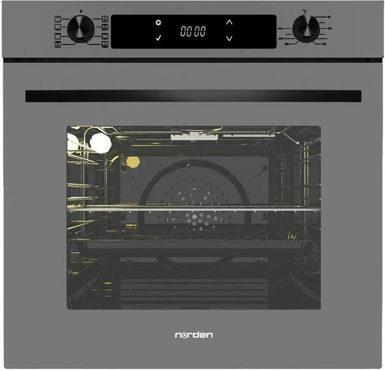Изображение Духовой шкаф Norden NRD 8000 GRG (72 л , серый)