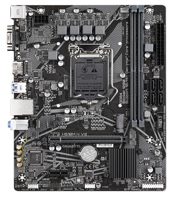 Изображение Материнская плата LGA1200 GIGABYTE H510M H V2 (rev. 2.0)