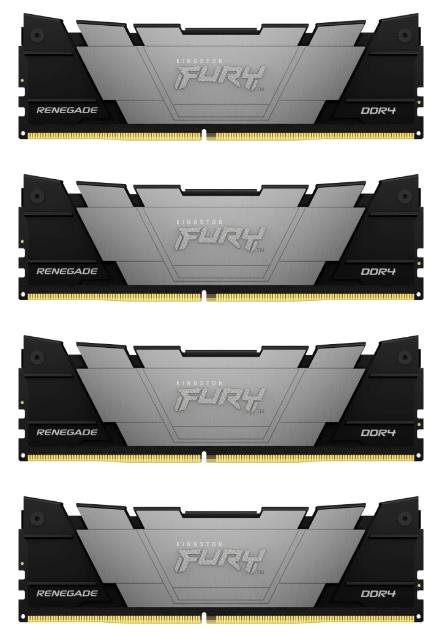 Изображение Оперативная память 4x16 GB DDR4 Kingston Fury Renegade (25600 МБ/с, 3200 МГц, CL16)