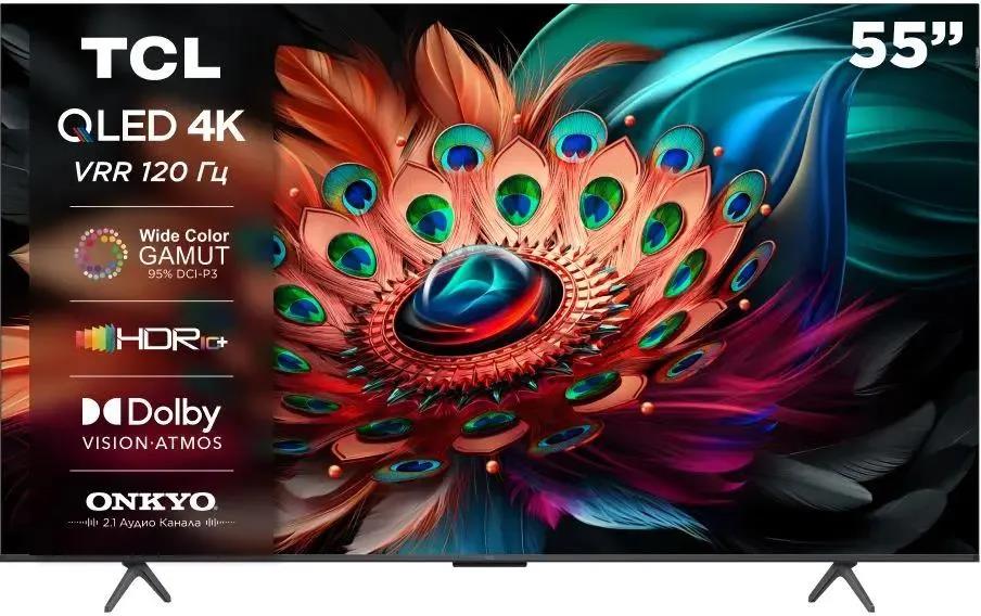Изображение Телевизор TCL 55C655 55" HDR, 4K Ultra HD Smart TV черный