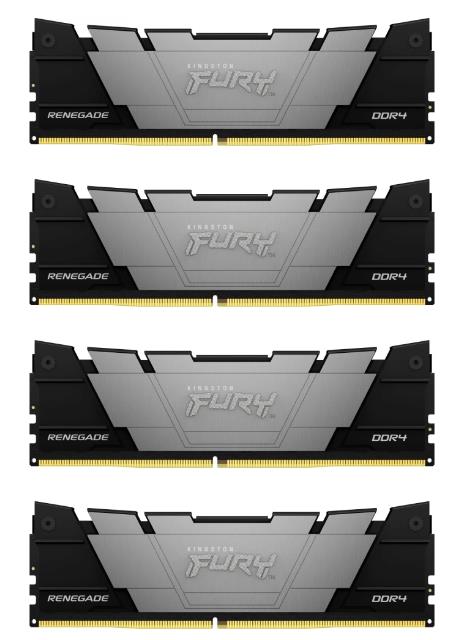 Изображение Оперативная память 4x32 GB DDR4 Kingston Fury Renegade (25600 МБ/с, 3200 МГц, CL16)