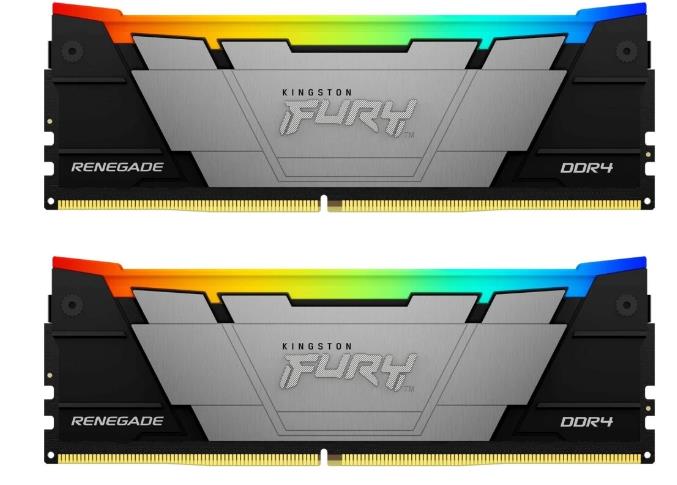 Изображение Оперативная память 2x32 GB DDR4 Kingston Fury Renegade RGB (25600 МБ/с, 3200 МГц, CL16)