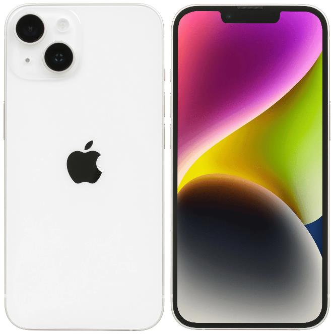 Изображение Смартфон Apple iPhone 14 A2882 (128 Гб/6 Гб) белый