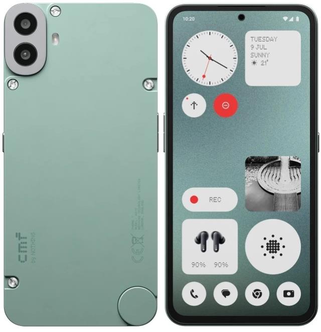 Изображение Смартфон CMF Phone 1 (128 Гб/8 Гб) зеленый