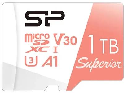 Изображение Карта памяти Silicon Power MicroSDXC Superior Class 10 1024 Гб адаптер на SD SP001TBSTXDV3V20SP