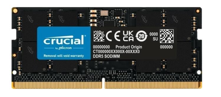Изображение Оперативная память 16 GB DDR5 Crucial CT16G56C46S5 (44800 Мб/с, 5600 МГц, CL46)