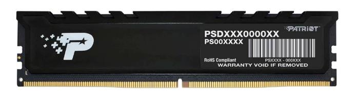 Изображение Оперативная память 16 GB DDR5 Patriot PSP516G480081H1 (38400 Мб/с, 4800 МГц, CL40)
