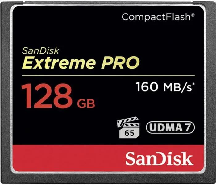 Изображение Карта памяти SanDisk CompactFlash Extreme Pro  128 Гб  SDCFXPS-128G-X46