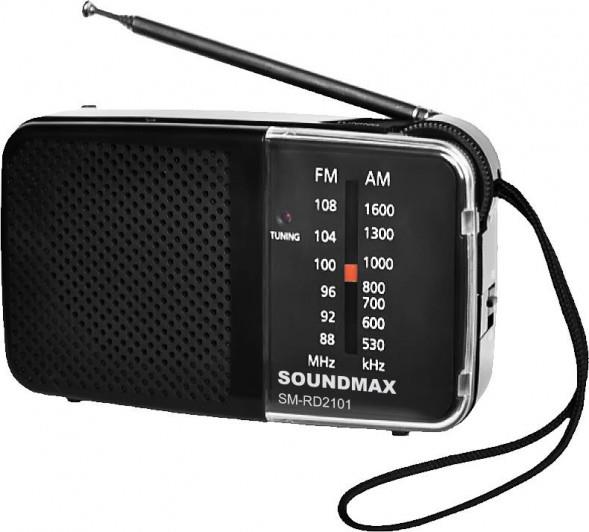 Изображение Радиоприемник SoundMAX SM-RD2101 черный