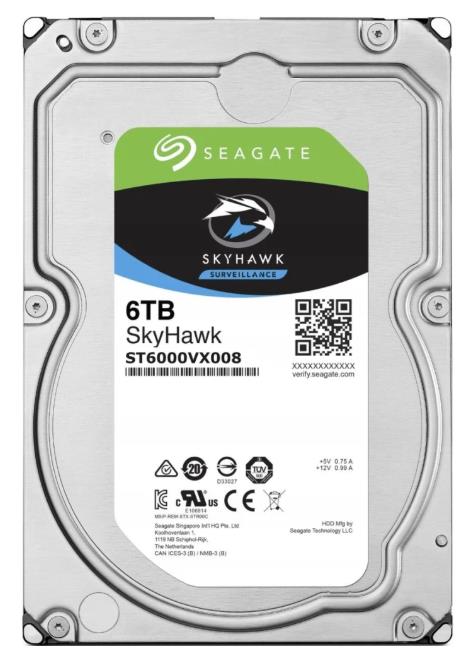Изображение Жесткий диск 3.5" 6000 ГБ Seagate ST6000VX008, 5400 rpm, 256 МБ