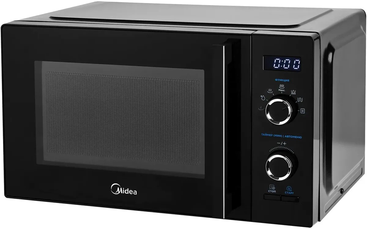 Изображение Микроволновая печь Midea AG825P2ET-B (800 Вт  25 л  Гриль  черный)