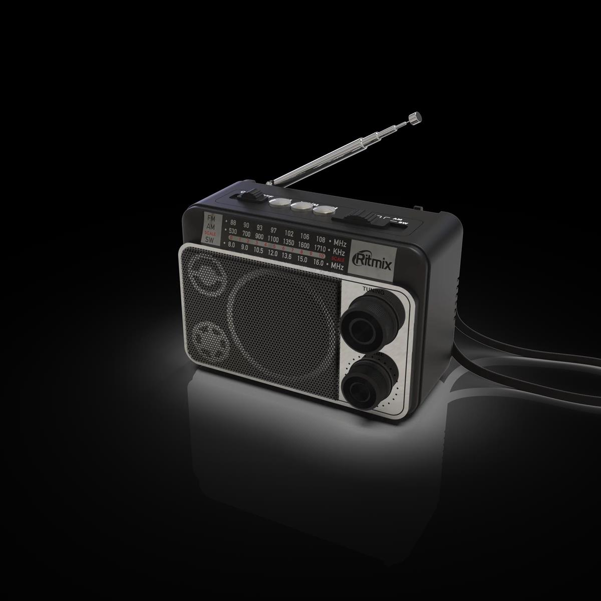 Изображение Радиоприемник Ritmix RPR-161 черный