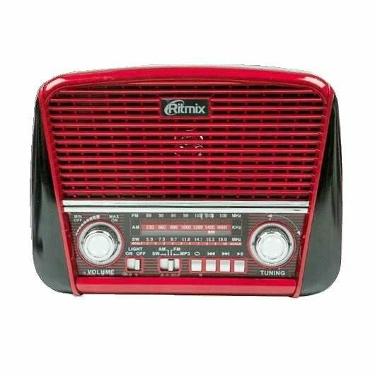 Изображение Радиоприемник Ritmix RPR-050 RED красный
