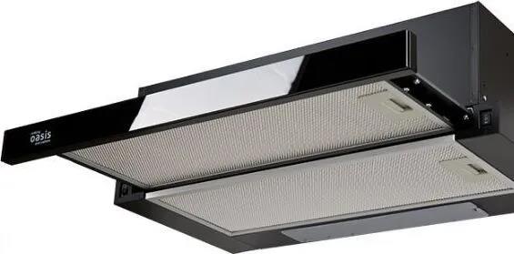 Изображение Встраиваемая вытяжка Oasis UV-60G стекло (черный, черный)