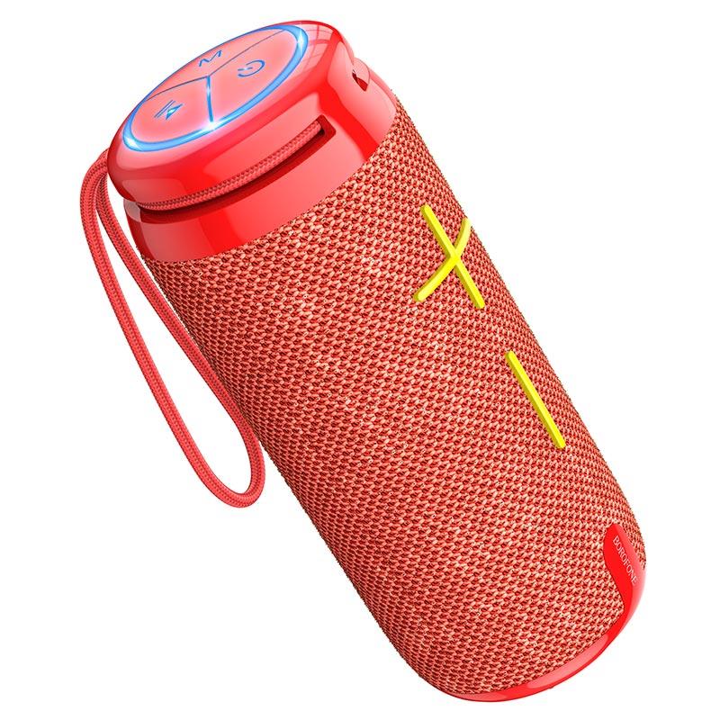 Изображение Портативная акустика BOROFONE (6974443386684) BR24 Red (10 Вт  2x5 Вт красный)
