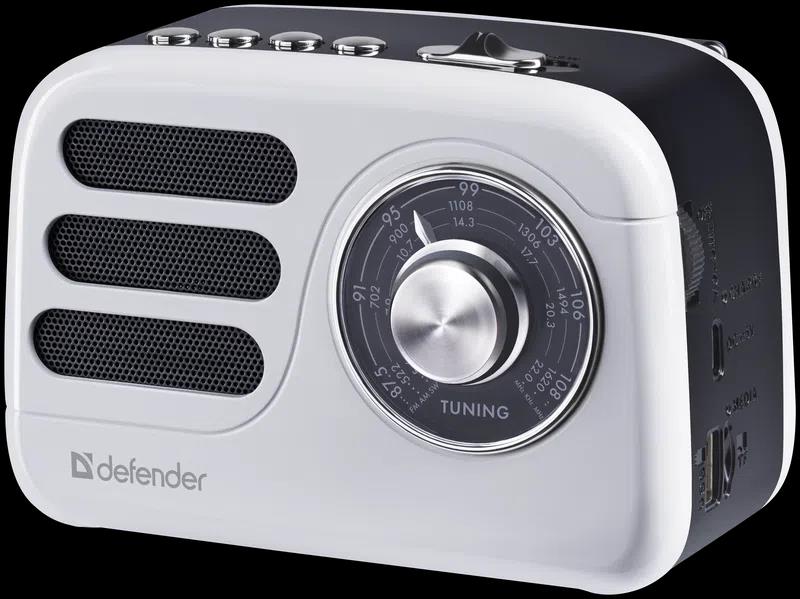 Изображение Радиоприемник Defender (65089) Signal белый, черный
