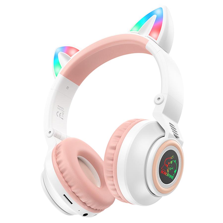 Изображение Bluetooth-гарнитура/наушники BOROFONE (6974443384956) BO18 White (белый)